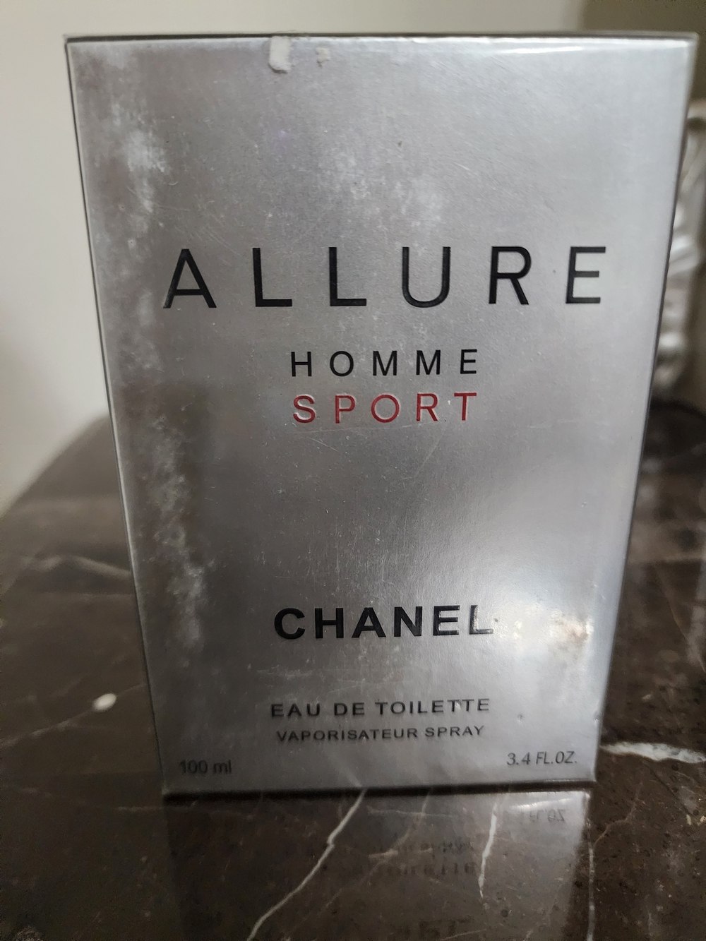 CHANEL Allure Homme Sport Silver with Red Accents 100 ML